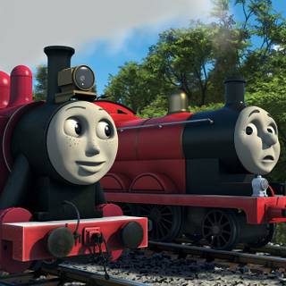 James The Red Engine wallpaper