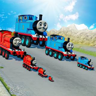 James The Red Engine wallpaper