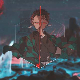 Drip Demon Slayer wallpaper