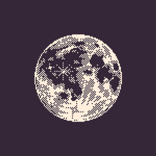 Purple pixel art wallpaper