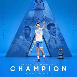 Novak Djokovic Australian Open 2023 Champion wallpaper