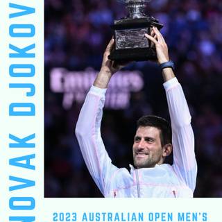 Novak Djokovic Australian Open 2023 Champion wallpaper