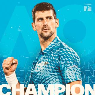 Novak Djokovic Australian Open 2023 Champion wallpaper