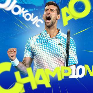 Novak Djokovic Australian Open 2023 Champion wallpaper