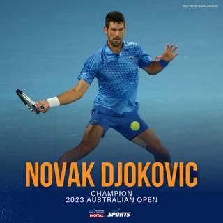 Novak Djokovic Australian Open 2023 Champion wallpaper