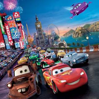 Pixar Cars aesthetics mobile wallpaper