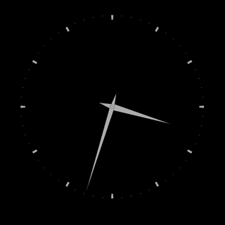 Analog clock wallpaper