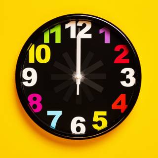 Analog clock wallpaper