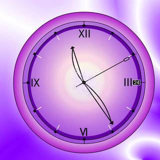 Analog clock wallpaper