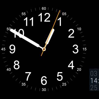 Analog clock wallpaper