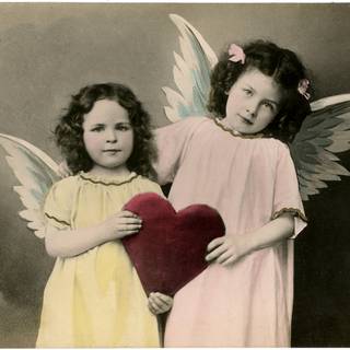 Valentines antique wallpaper