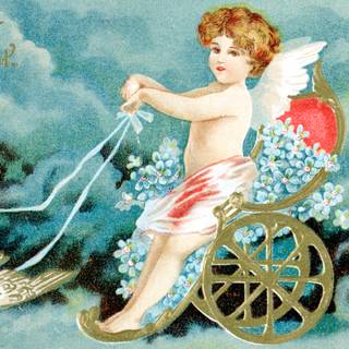 Valentines antique wallpaper