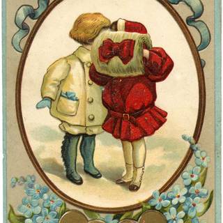 Valentines antique wallpaper