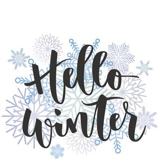 Hello winter phone wallpaper