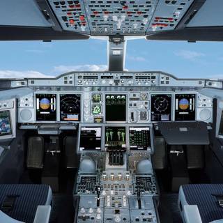 Cockpit desktop wallpaper