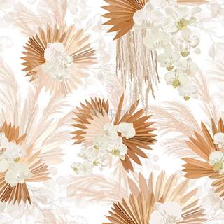 Spring boho wallpaper