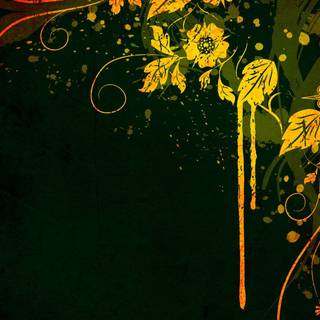 Digital spring art wallpaper