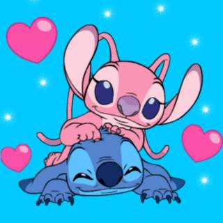 Stitch and Angel 2023 wallpaper
