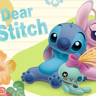 Stitch and Angel 2023 wallpaper