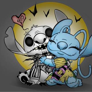 Stitch and Angel 2023 wallpaper