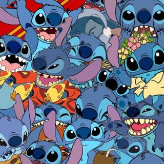 Stitch and Angel 2023 wallpaper