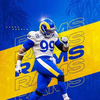 LA Rams logo 2023 wallpaper