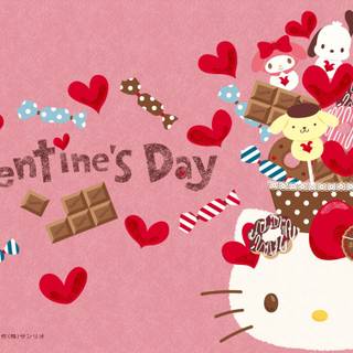 My Melody Valentine wallpaper