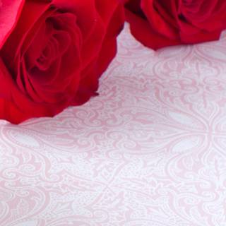 Valentine flowers vertical wallpaper