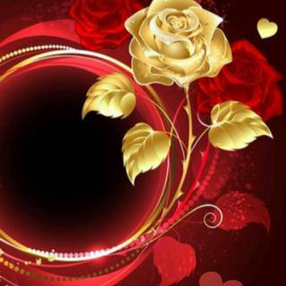 Valentine flowers vertical wallpaper