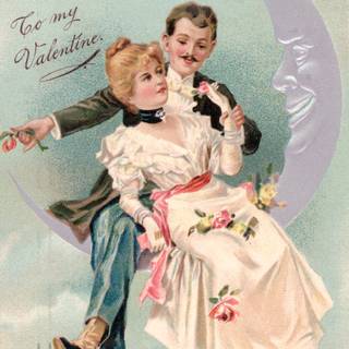 Antique Valentines wallpaper