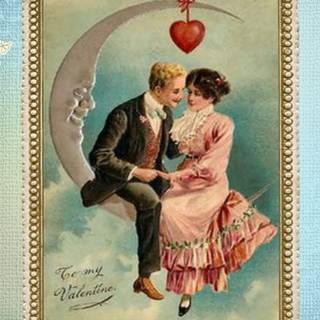 Antique Valentines wallpaper