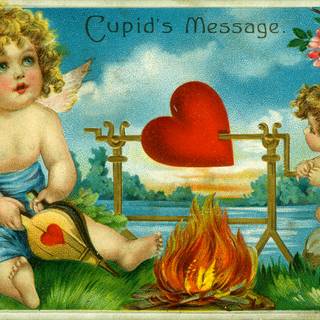 Antique Valentines wallpaper