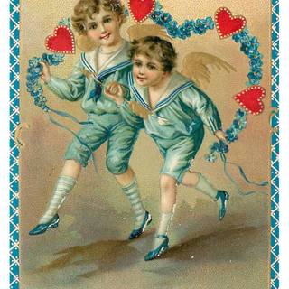 Antique Valentines wallpaper
