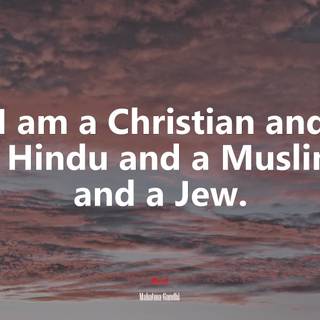 Hindu, Muslim, Christian wallpaper