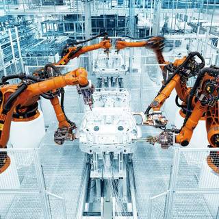 Industrial robot wallpaper