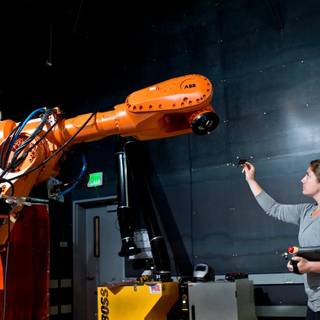 Industrial robot wallpaper