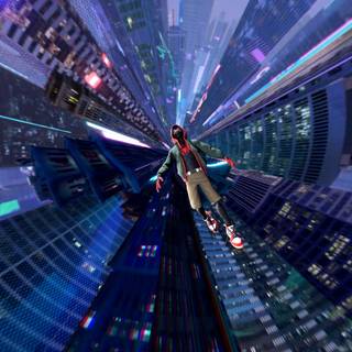 Miles Morales Leap of Faith wallpaper