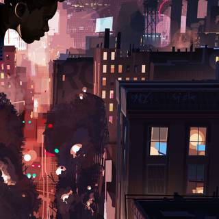 Miles Morales Leap of Faith wallpaper