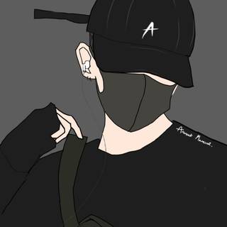 Anime boy with cap wallpaper