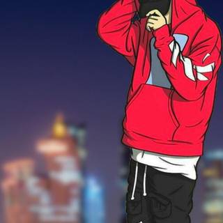 Anime boy with cap wallpaper