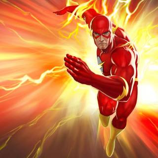 DC The Flash poster wallpaper