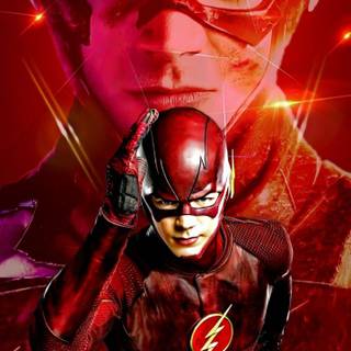 DC The Flash poster wallpaper