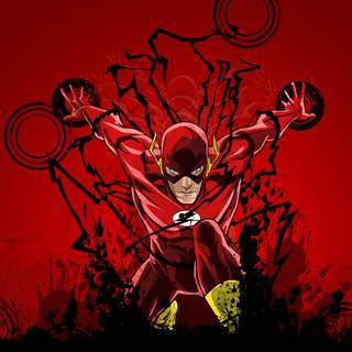 DC The Flash poster wallpaper