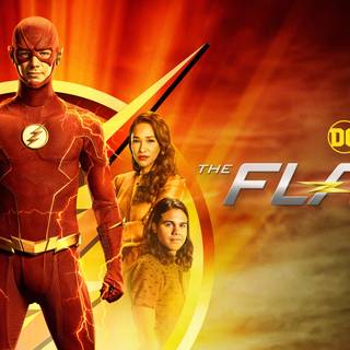 DC The Flash poster wallpaper