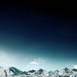 Winter mountains 2560x1440 wallpaper