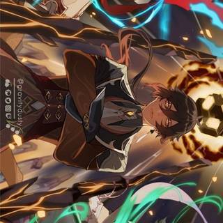 Zhongli and Childe wallpaper