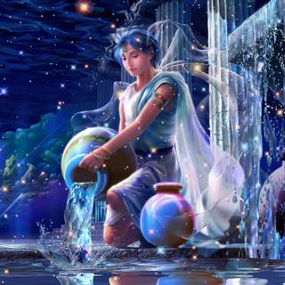 Zodiac girl wallpaper