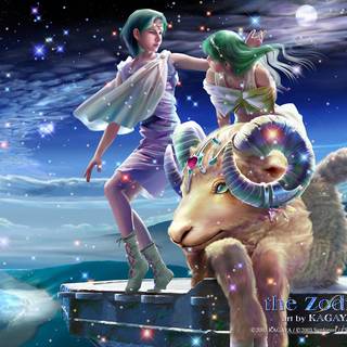 Zodiac girl wallpaper