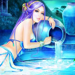 Zodiac girl wallpaper