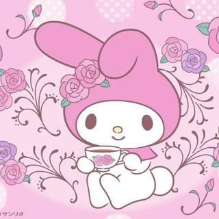 My Melody computer wallpaper